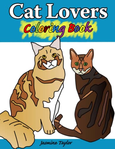 Cat Lovers Coloring Book [Paperback]