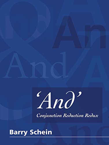 'And' Conjunction Reduction Redux [Hardcover]