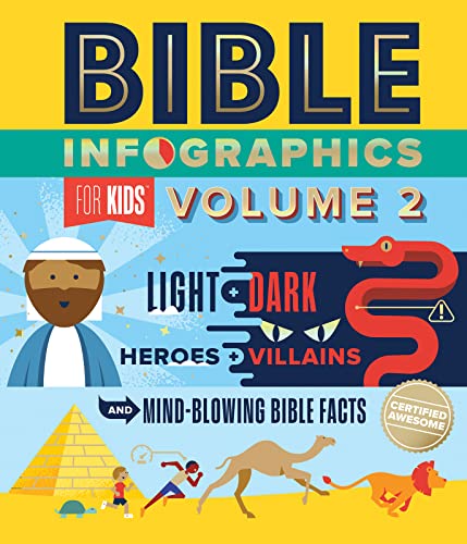 Bible Infographics for Kids  Light and Dark, Heroes and Villains, and Mind-Blow [Hardcover]