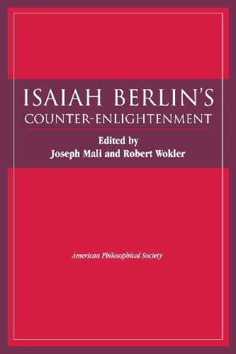 Isaiah Berlin's Counter-Enlightenment (transactions Of The American Philosophica [Paperback]