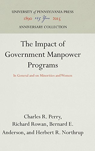 Impact of Government Manpower Programs [Hardcover]