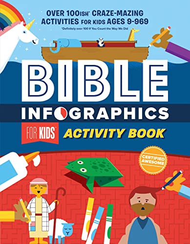 Bible Infographics for Kids Activity Book  Over 100-Ish Craze-Mazing Activities [Paperback]