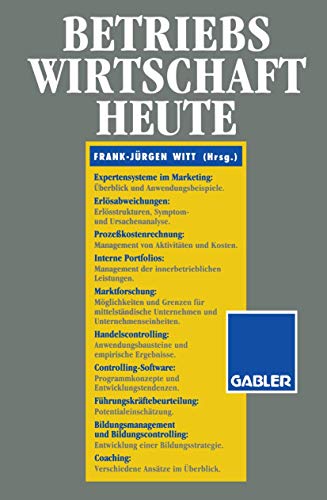 Betriebswirtschaft Heute [Paperback]