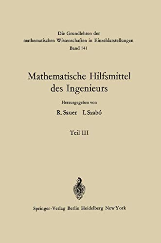 Mathematische Hilfsmittel des Ingenieurs [Paperback]