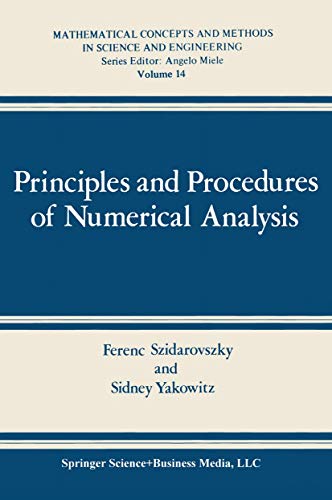 Principles and Procedures of Numerical Analysis [Paperback]