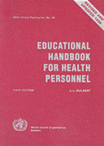 Educational Handbook for Health Personnel [Paperback]