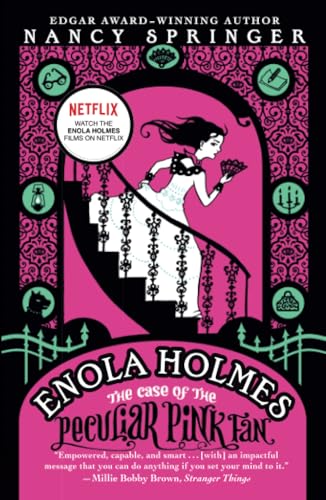 Enola Holmes The Case of the Peculiar Pink Fan [Paperback]