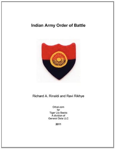Indian Army Order Of Battle [Paperback]