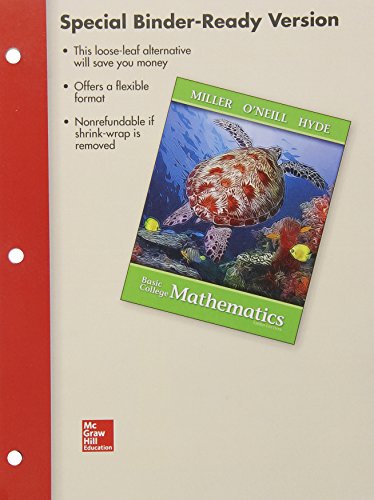 Loose Leaf Version for Basic College Mathematics [Loose-leaf]