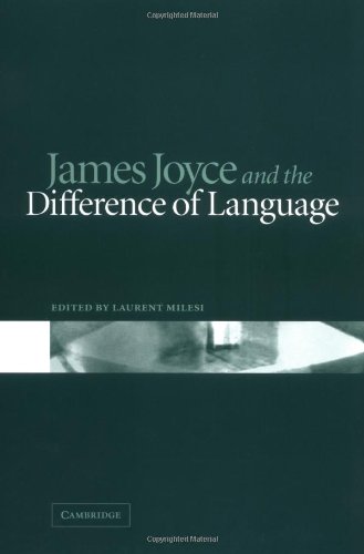 James Joyce and the Difference of Language [Hardcover]