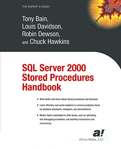 SQL Server 2000 Stored Procedures Handbook [Paperback]