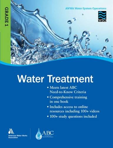 Water Treatment Grade 1 Wso Awwa Water System Operations Wso [Paperback]