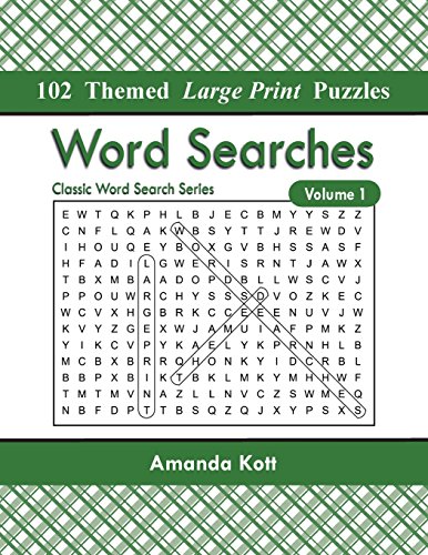 Word Searches  102 Themed Large Print Puzzles [Paperback]