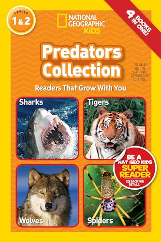 Predators Collection (National Geographic Kids Readers, Levels 1 &amp 2) Reade [Hardcover]