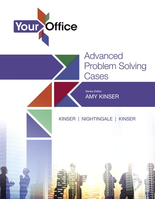 Your Office Getting Started with Advanced Problem Solving Cases [Paperback]