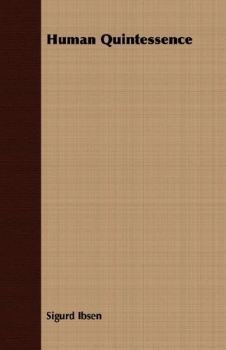 Human Quintessence [Paperback]