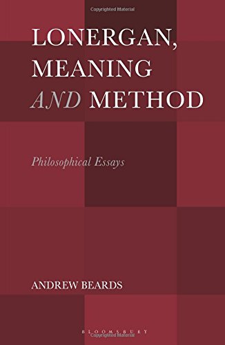 Lonergan, Meaning and Method Philosophical Essays [Paperback]