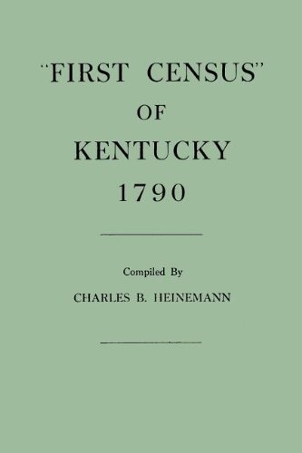 First Census of Kentucky, 1790 [Hardcover]