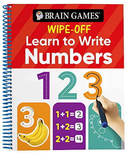 Brain Games Wipe-Off Learn to Write Numbers (Kids Ages 3 to 6) [Unknown]