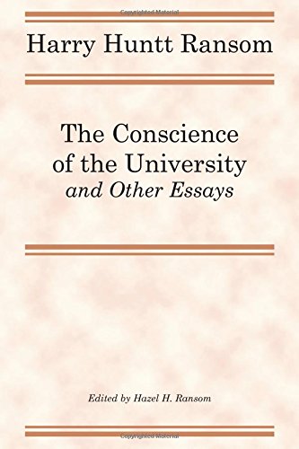 The Conscience Of The University, And Other Essays [Paperback]