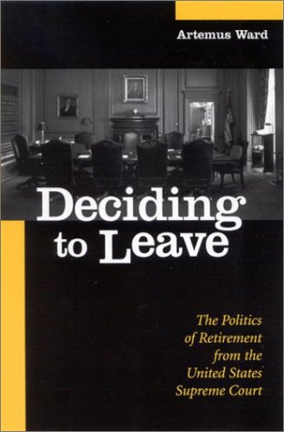 Deciding To Leave (suny Series In American Constitutionalism) [Hardcover]