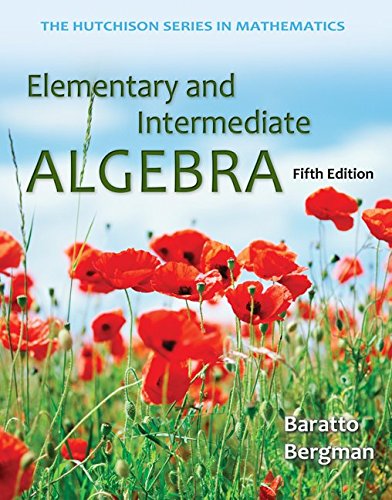 Loose Leaf Version for Elementary and Intermediate Algebra [Loose-leaf]