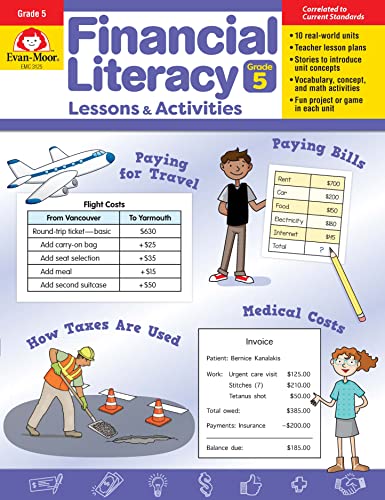 Financial Literacy Lessons and Activities, Grade 5 Teacher Resource [Paperback]