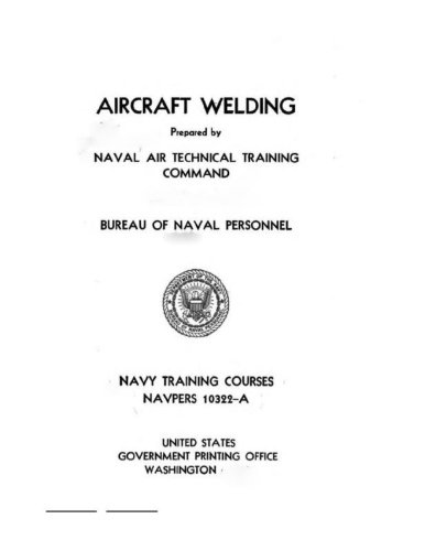 Aircraft Welding, Navpers [Paperback]