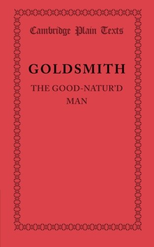 The Good-Natur'd Man [Paperback]