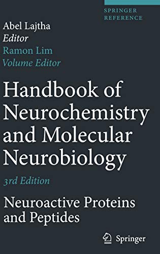 Handbook of Neurochemistry and Molecular Neurobiology: Neuroactive Proteins and  [Hardcover]
