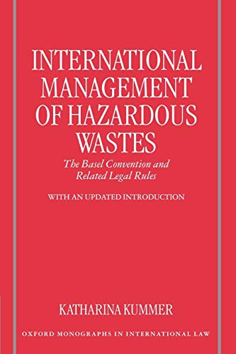 International Management of Hazardous Wastes The Basel Convention and Related L [Paperback]