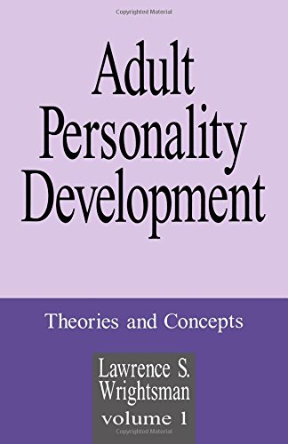 Adult Personality Development Volume 1 Theories and Concepts [Paperback]