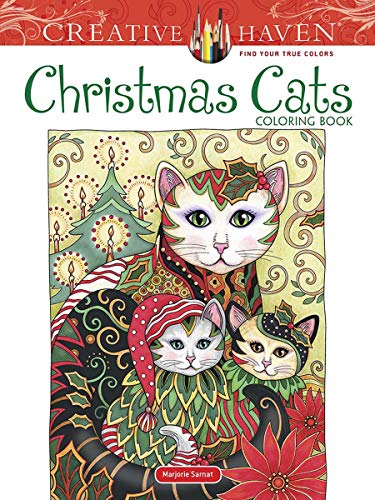 Creative Haven Christmas Cats Coloring Book [Paperback]