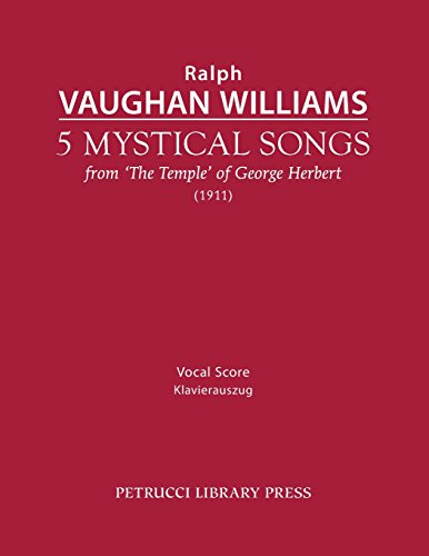 5 Mystical Songs Vocal Score [Paperback]