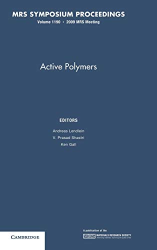 Active Polymers Volume 1190 [Hardcover]