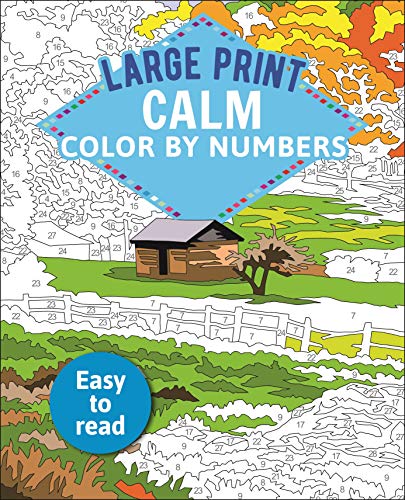 Calm Large Print Color By Numbers        [TRADE PAPER         ]