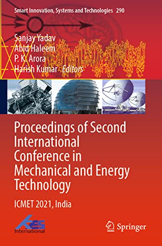 Proceedings of Second International Conference in Mechanical and Energy Technolo [Paperback]