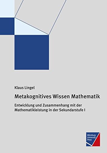 Metakognitives Wissen Mathematik (german Edition) [Paperback]