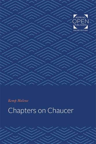 Chapters on Chaucer [Paperback]