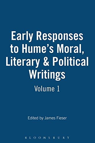 Early Responses to Hume's Moral, Literary &amp Political Writings [Paperback]