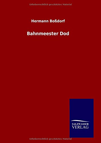 Bahnmeester Dod (german Edition) [Hardcover]