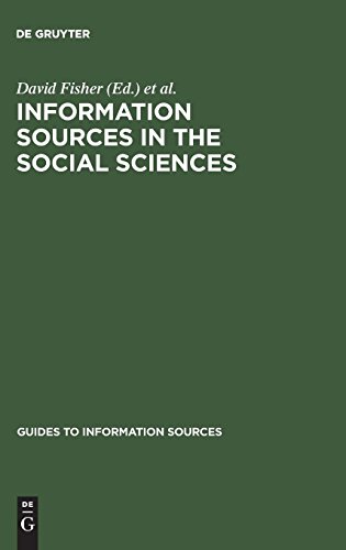 Information Sources in the Social Sciences [Hardcover]