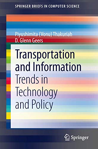 Transportation and Information Trends in Technology and Policy [Paperback]