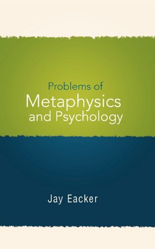Problems of Metaphysics and Psychology [Paperback]