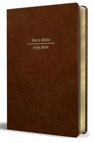 Biblia Bilinge Reina Valera 1960/ESV Tamao grande piel marrn / Bilingual Bibl [Paperback]