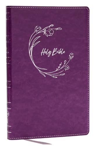 NKJV Holy Bible, Ultra Thinline, Purple Leathersoft, Red Letter, Comfort Print [Leather / fine bindi]