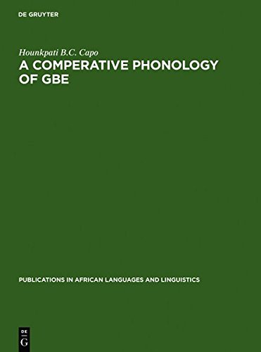 Comparative Phonology of Gbe [Unknown]