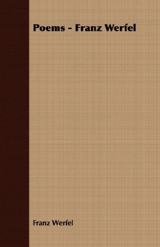 Poems - Franz Werfel [Paperback]