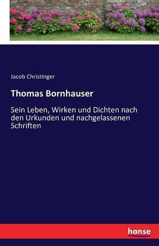 Thomas Bornhauser (german Edition) [Paperback]