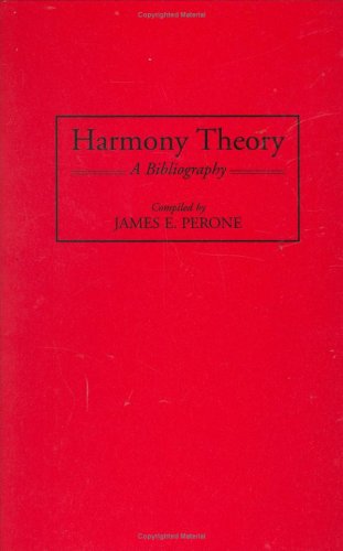 Harmony Theory A Bibliography (music Reference Collection) [Hardcover]